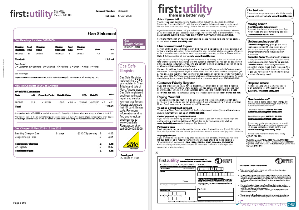 Angola LNG proof of address utility bill template in Word and PDF format Angola LNG proof of address utility bill template in Word and PDF format